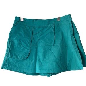 QUECHUA Teal Skort Cotton